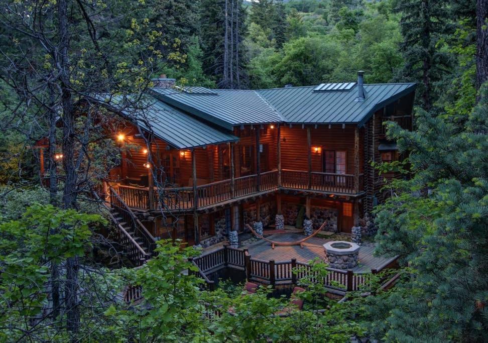 Log Cabin On The Stream Sundance, Utah Экстерьер фото